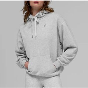 ALO Yoga | Tops | Alo Yoga Accolade Gray Hoodie Sweatshirt Xxs